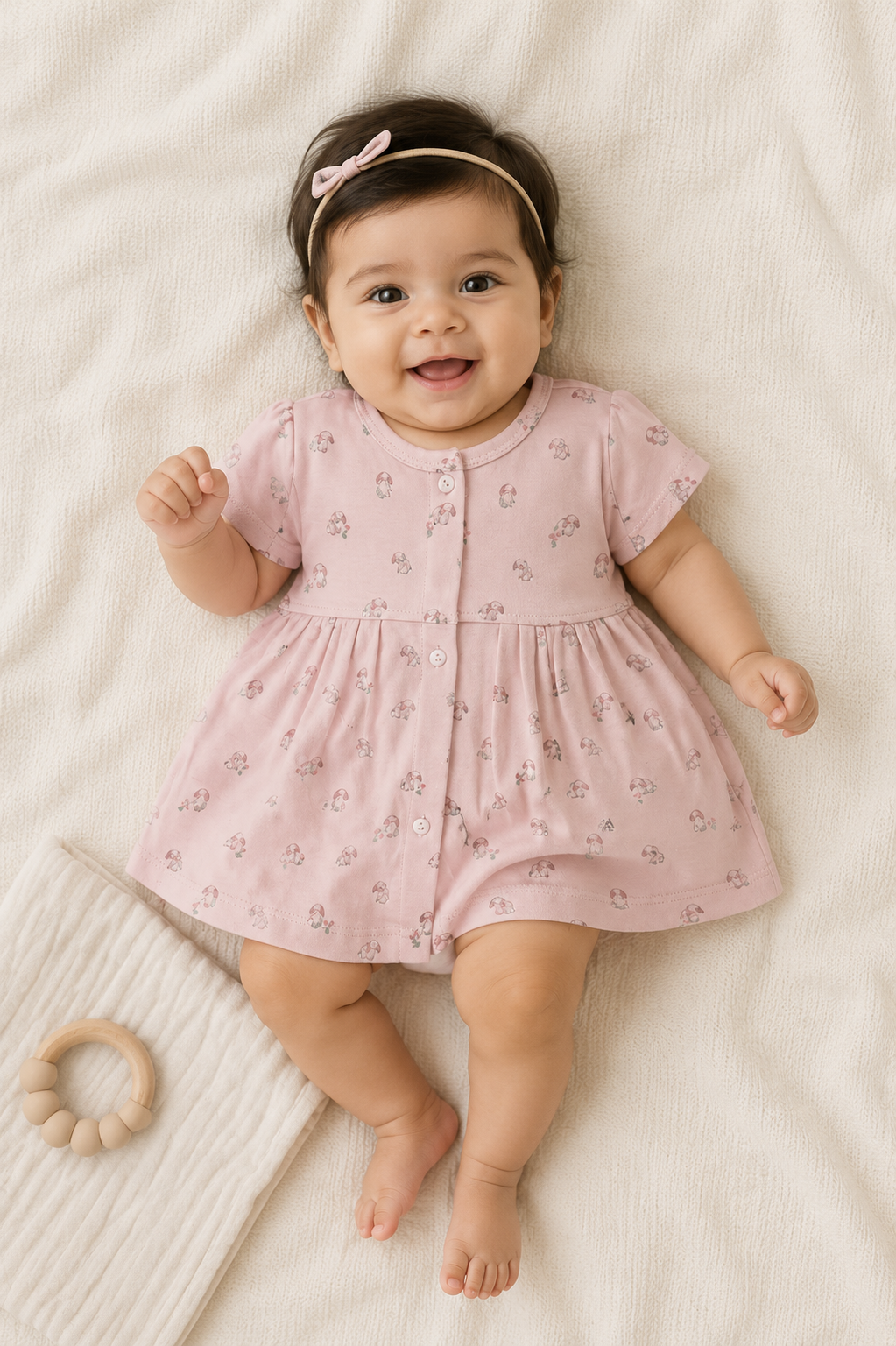 Blush Bloom Cotton Frock