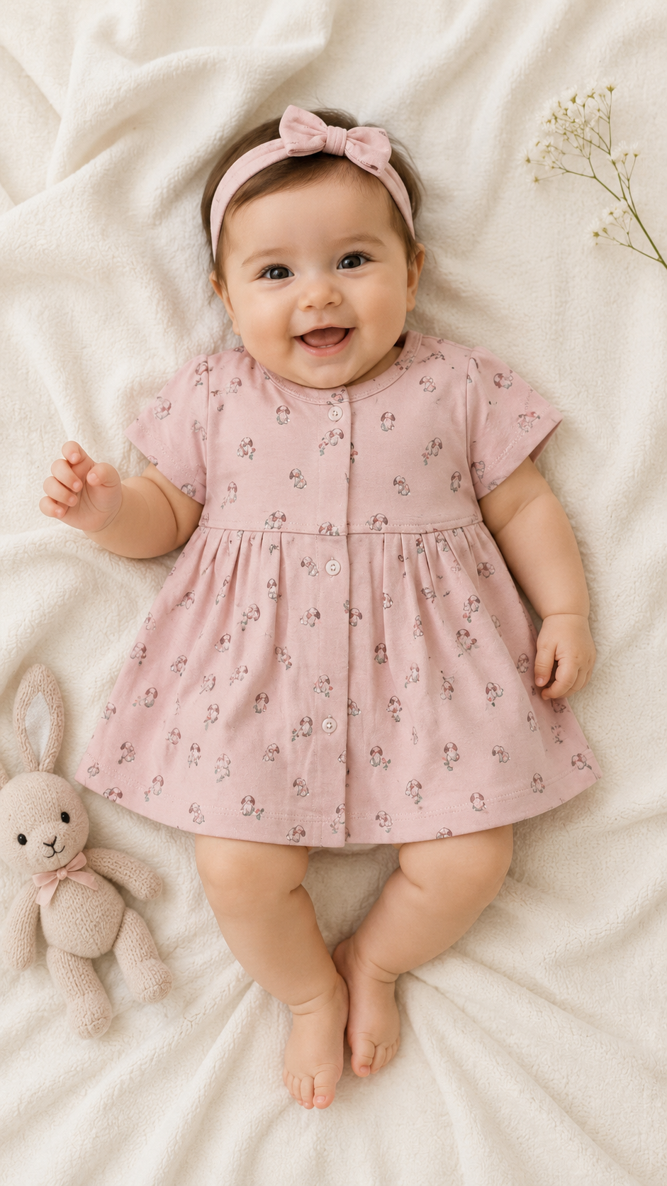 Blush Bloom Cotton Frock