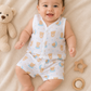 Moonbeam Teddy Muslin Shorts Set