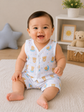 Moonbeam Teddy Muslin Shorts Set
