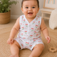 Cherry Bloom Muslin Shorts Set