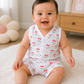 Cherry Bloom Muslin Shorts Set