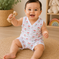 Cherry Bloom Muslin Shorts Set